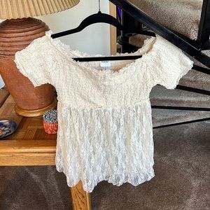 Lace Free People Summer Top